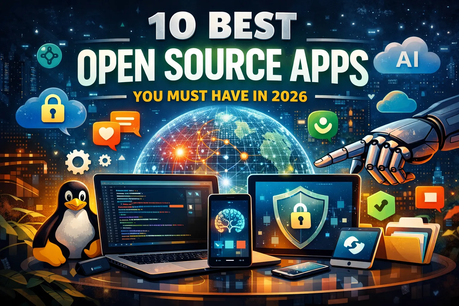 10 Best Open Source Apps You Must Have in 2026