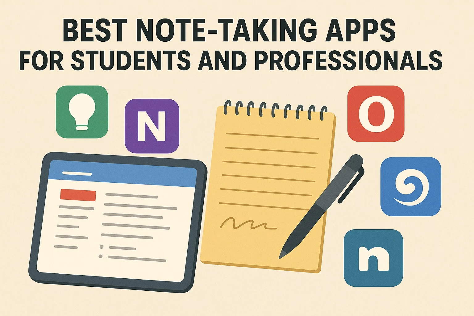 Best Note-Taking Apps for Students and Professionals